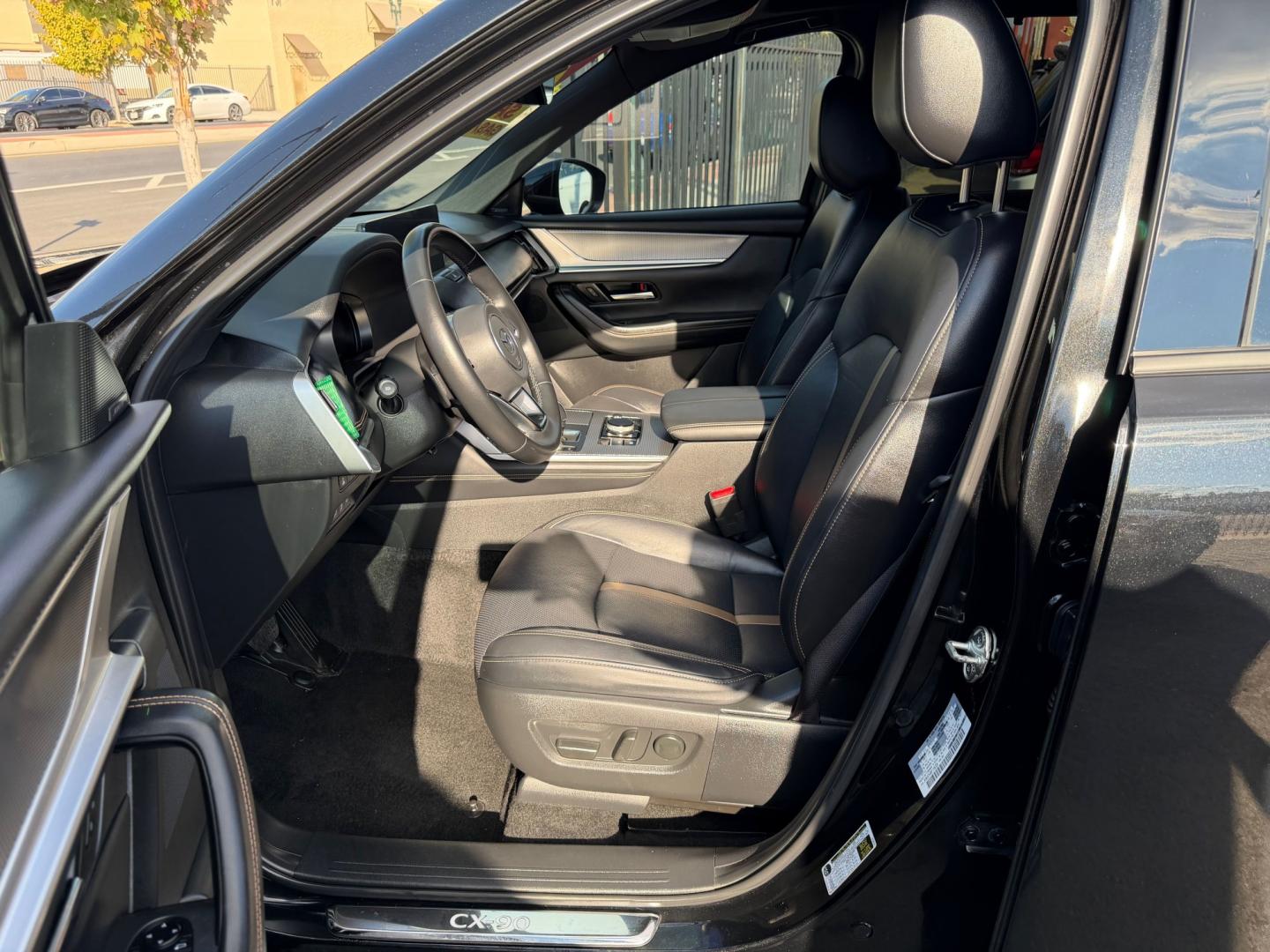 2024 Mazda CX-90 Premium Plus (JM3KKEHA6R1) with an 3.3L V6 DOHC 24V HYBRID engine, 8A transmission, located at 744 E Miner Ave, Stockton, CA, 95202, (209) 944-5770, 37.956863, -121.282082- Photo#9