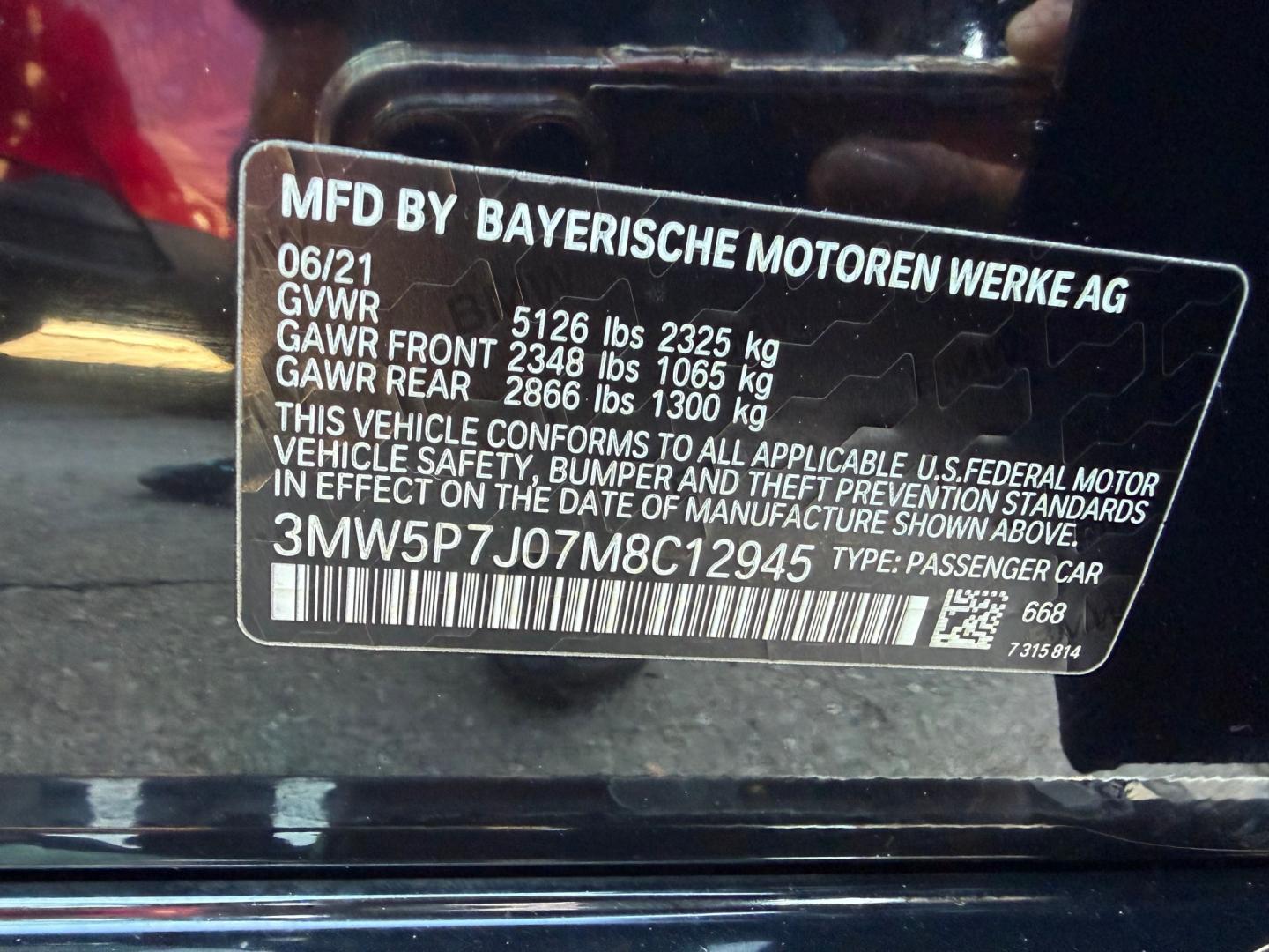 2021 BMW 3-Series 330e (3MW5P7J07M8) with an 2.0L I4 DI Plug-in Gas/Electric Hybrid engine, 8A transmission, located at 744 E Miner Ave, Stockton, CA, 95202, (209) 944-5770, 37.956863, -121.282082- Photo#14