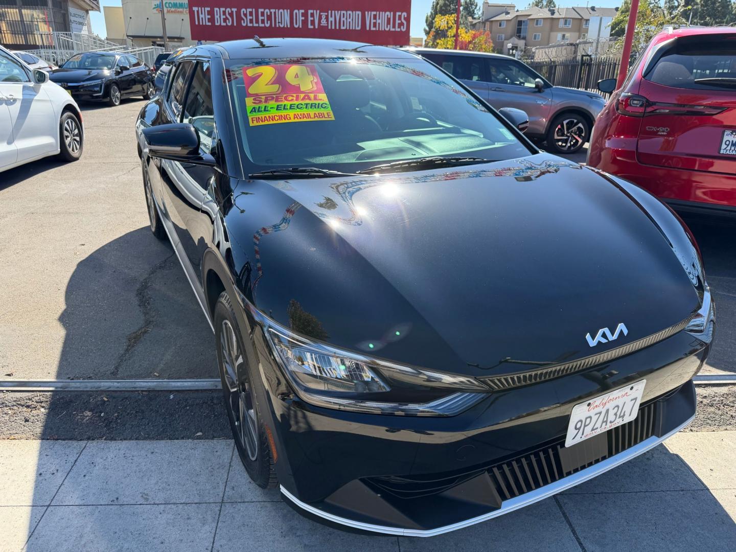 2024 Kia EV6 Light (KNDC34LAXR5) , 1A transmission, located at 744 E Miner Ave, Stockton, CA, 95202, (209) 944-5770, 37.956863, -121.282082- Photo#1