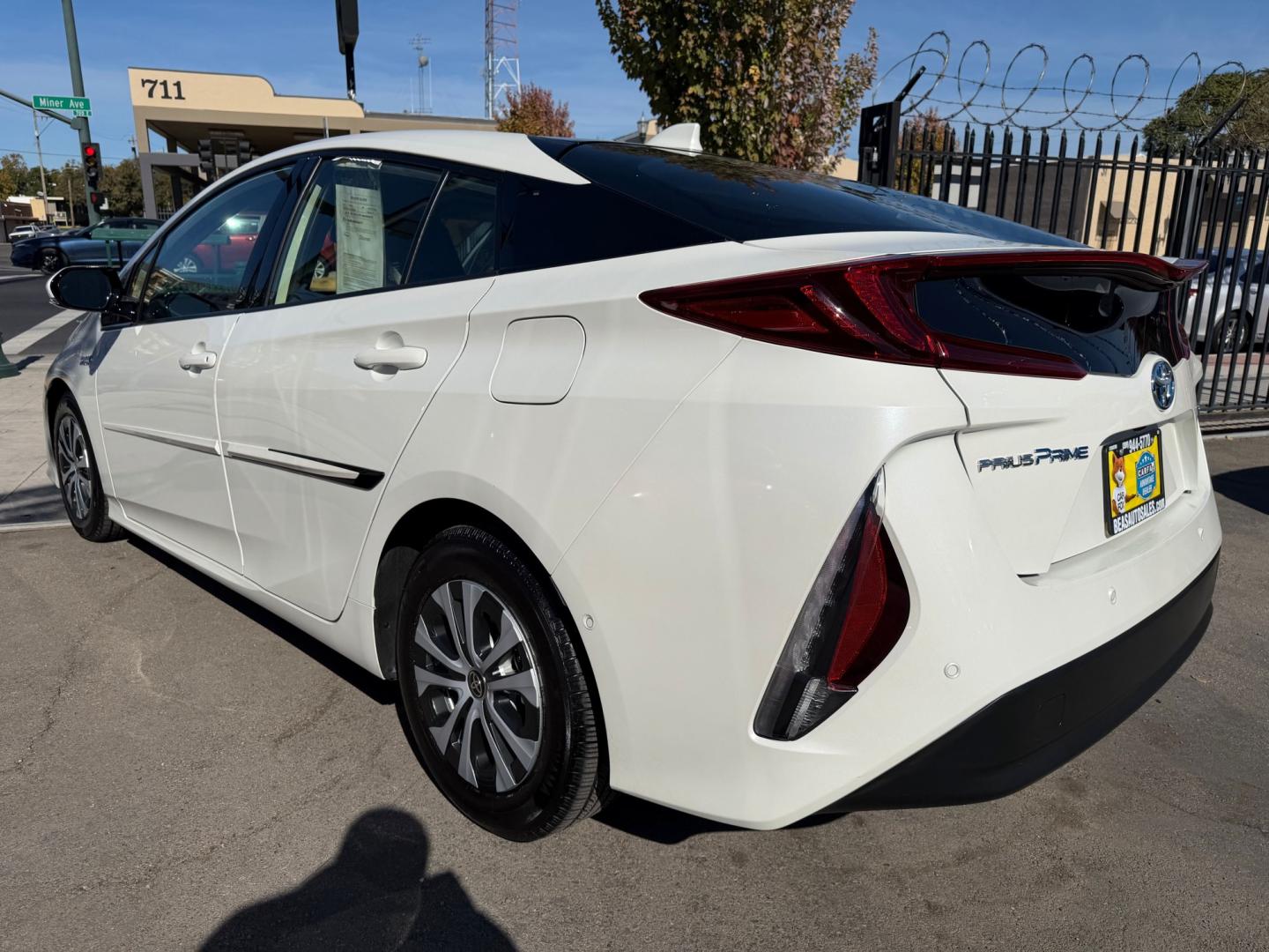 2020 Toyota Prius Prime Limited (JTDKARFP3L3) with an 1.8L L4 DOHC 16V HYBRID engine, ECVT transmission, located at 744 E Miner Ave, Stockton, CA, 95202, (209) 944-5770, 37.956863, -121.282082- Photo#5