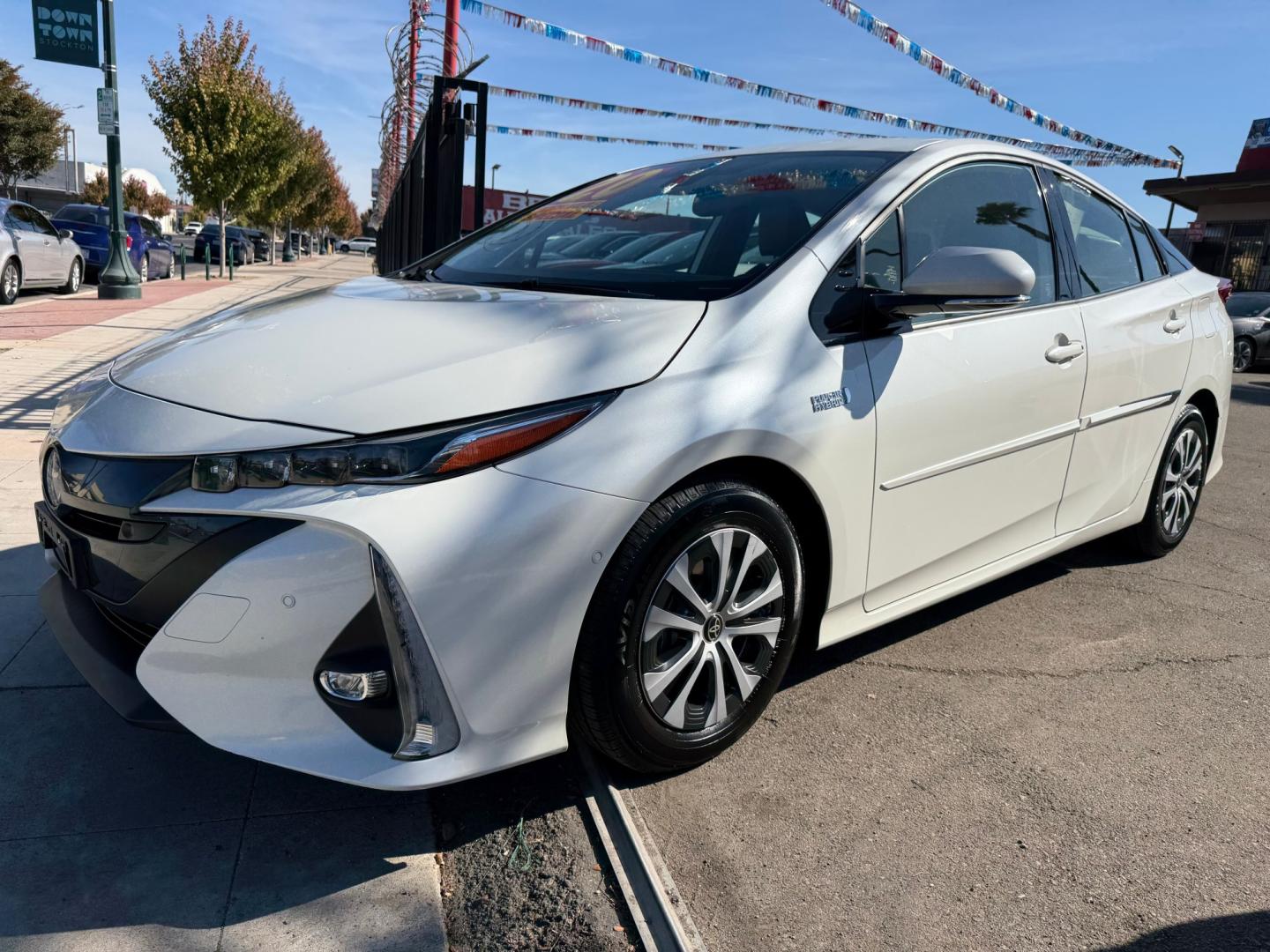 2020 Toyota Prius Prime Limited (JTDKARFP3L3) with an 1.8L L4 DOHC 16V HYBRID engine, ECVT transmission, located at 744 E Miner Ave, Stockton, CA, 95202, (209) 944-5770, 37.956863, -121.282082- Photo#3
