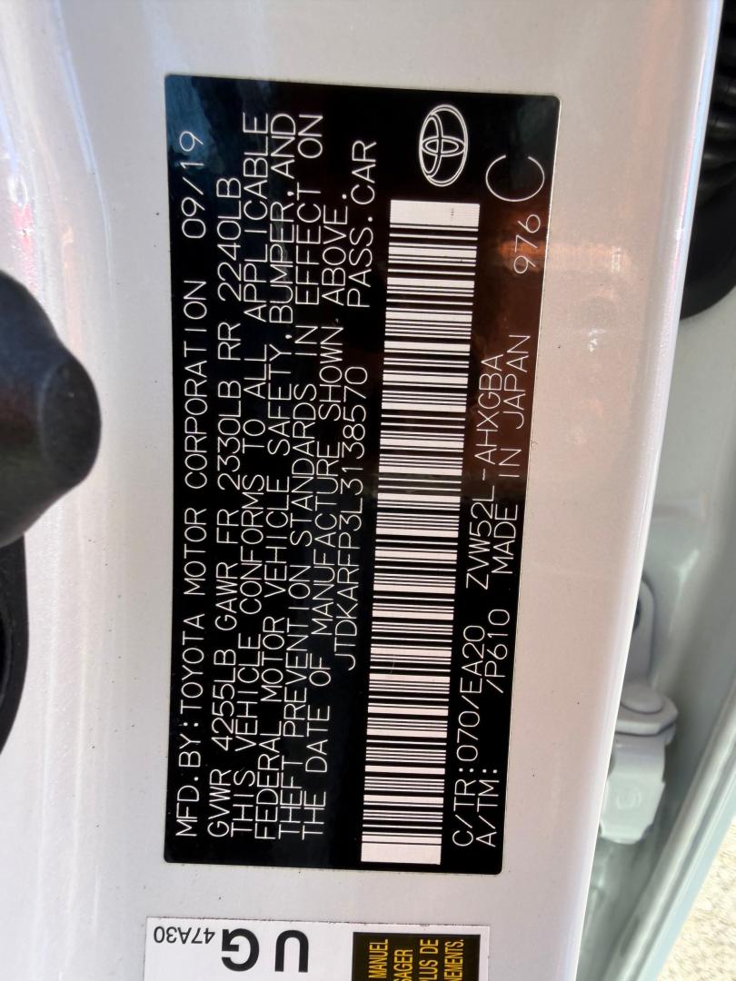 2020 Toyota Prius Prime Limited (JTDKARFP3L3) with an 1.8L L4 DOHC 16V HYBRID engine, ECVT transmission, located at 744 E Miner Ave, Stockton, CA, 95202, (209) 944-5770, 37.956863, -121.282082- Photo#12