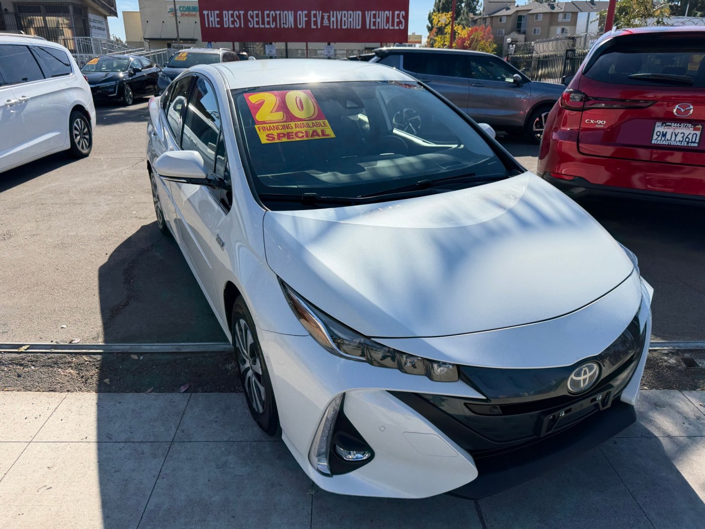 2020 Toyota Prius Prime Limited (JTDKARFP3L3) with an 1.8L L4 DOHC 16V HYBRID engine, ECVT transmission, located at 744 E Miner Ave, Stockton, CA, 95202, (209) 944-5770, 37.956863, -121.282082- Photo#1